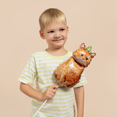 К Мини-фигура, Котик в колпачке, 17''/43 см, 5 шт.