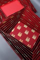 Коробка одиночная, Прямоугольник, НГ Золотые подарки, 23*16.5*9.5 см