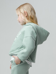 джемпер  для девочки  КР 302815/голубой прибой к635