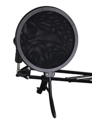 Пантограф (настольная стойка) для микрофона с поп-фильтром и ветрозащитой