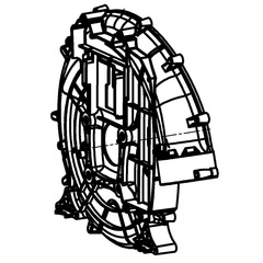 Корпус DDE VB 160 крыльчатки (909-723-071)