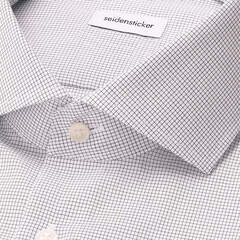 Сорочка мужская Seidensticker Slim Fit 01.845342-16 в синюю микроклеточку