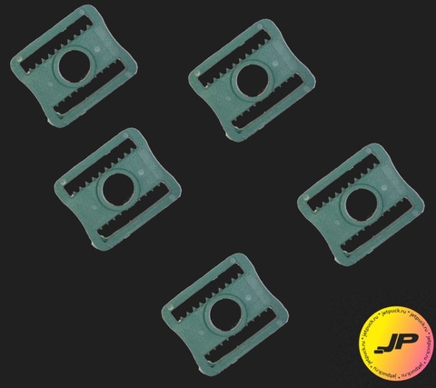 Букля для вратарского шлема JetPuck (1 шт) зеленая