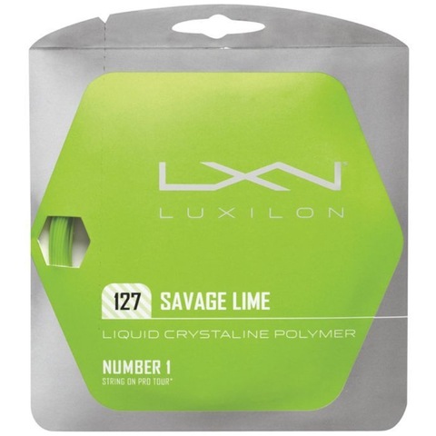 Струны теннисные Luxilon SAVAGE LIME 127 (12м)