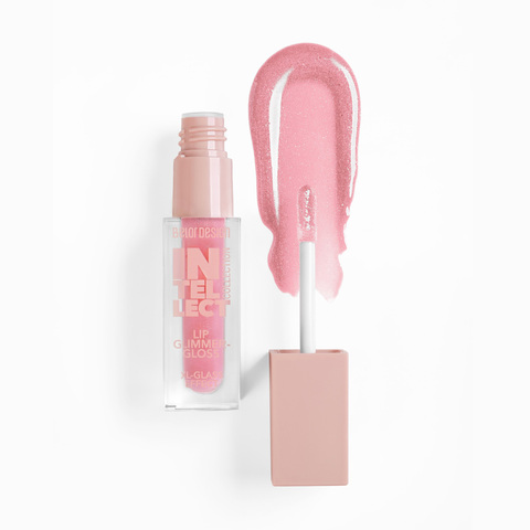 Блеск-глиммер для губ Intellect, тон 100 молочный