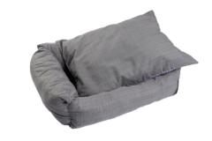 Лежанка СКАЗКА поплин L 68х52х16 лаванда/серый