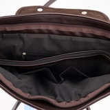 Сумка Саломея 2027 эко-замша кофе