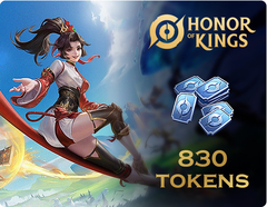 Игровая валюта Honor of Kings 830 Tokens [Цифровая версия] (для ПК, цифровой код доступа)