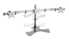 Кронштейн для мониторов Cactus CS-VM-MP330S-AL серебристый 15"-24" макс.8кг настольный наклон — фото 1