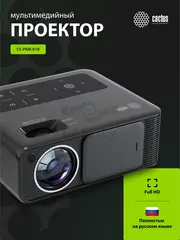 Проектор Cactus CS-PRM.01B.Full HD LCD 19000Lm LS 700Lm ANSI (1920x1080) 2500:1 ресурс лампы:50000часов 2xUSB typeA 2xHDMI 1.8кг — фото 2