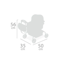 DeCuevas Коляска для куклы с рюкзаком серии Скай, 56см (86035)