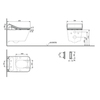TOTO WASHLET SX EWATER+ Сиденье 383х579х146 мм, с дистанционным управлением, для унитаза CW522EY, цвет: белый (НОВИНКА 2021)  TCF896CG#NW1