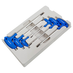 KING TONY (22106MR) Набор Г-образных шестигранников 3-8 мм, с шаровым окончанием, 6 предметов