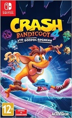 Crash Bandicoot 4: It's About Time (Это Вопрос Времени) (картридж для Nintendo Switch, интерфейс и субтитры на русском языке)