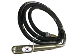 Вал с булавой к вибратору для бетона GIKS GS32L4 PREMIUM - [32 мм / 4 м]