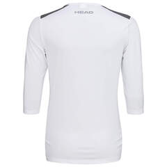 Женская теннисная футболкаHead Club 22 Tech 3/4 Shirt W - white/dark blue