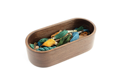 Овальный короб с подносом