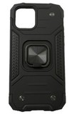 Противоударный чехол Strong Armour Case с кольцом для iPhone 12 (Черный)