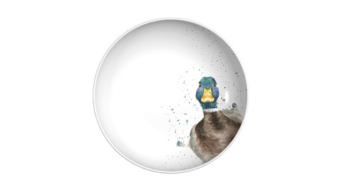 Тарелка для пасты 22см Royal Worcester Забавная фауна Утка