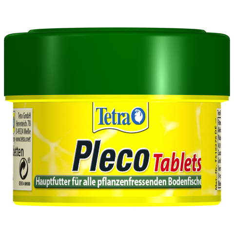 Tetra PlecoTablets корм со спирулиной для сомов и донных рыб (58 таб)