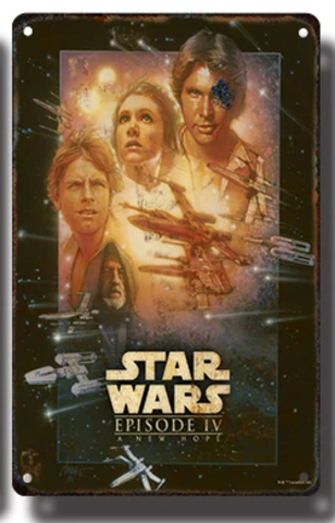 Металлический постер Звездные войны