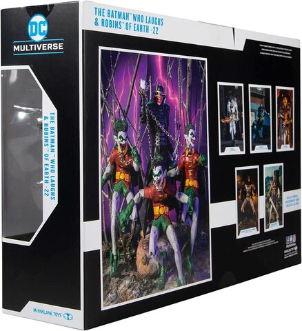 DC Тёмная Мультивселенная набор фигурок Бэтмен который смеется и Робины