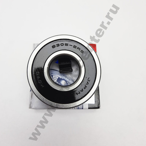 Подшипник шариковый радиальный однорядный Koyo 6305-2RS CM 25X62X17