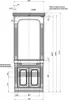 Aquanet 170095 Компл.3 - Тумба Фредерика 80 цв.белый (170095)