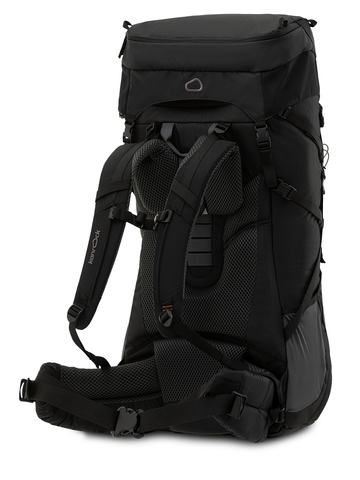 Картинка рюкзак туристический Kanrock Charger 75+15 Charcoal Black - 5