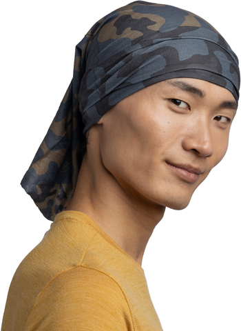 Картинка бандана-труба Buff CoolNet Sneat Steel - 2
