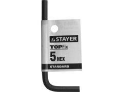 STAYER STANDARD, 5 мм, имбусовый ключ (27405-5)