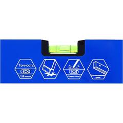 Уровень строительный КОБАЛЬТ Оптима, 800 мм, профиль 20 x 49 мм, 2 глазка, точность 1,0 мм (242-946)