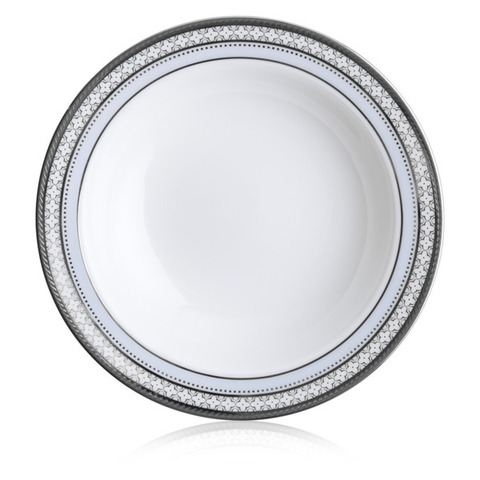 Чаша для десерта 15.7см Noritake Трефолио с платиновым кантом