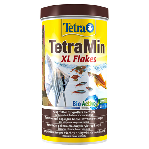 Tetra Min XL корм для всех видов рыб крупные хлопья (1 л)