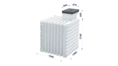 Погреб Т 1900 Тингард(190x190x260см;650кг;) - арт.555900