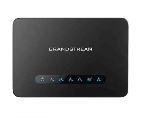 Grandstream HT814 - телефонный адаптер. 4xFXS, 1xLAN, 1xWAN, (1GbE)Gigabit Ethernet