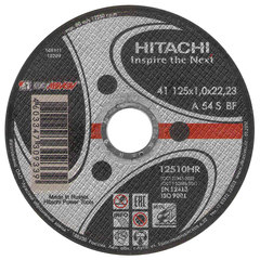 Абразивный диск по металлу 125х1х22,23 мм HITACHI 12510HR