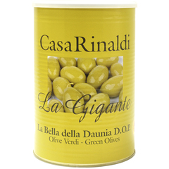 Оливки гигантские Bella di Cerignola c косточкой  Casa Rinaldi 4250 г