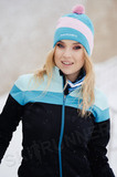 Утепленный женский лыжный костюм Nordski Drive Black-Mint W с высокой спинкой