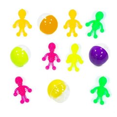 Игрушки в капсулах 34 мм "Скелеты тянучки" 250 шт/уп