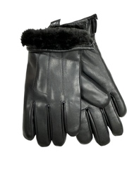 Перчатки.Эко кожа. Мужские. Подклад мех. В упаковке 5 шт.