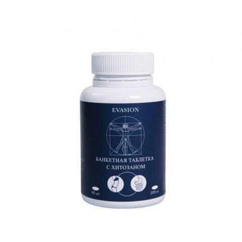 Evasion Банкетная таблетка с хитозаном, 60 табл |