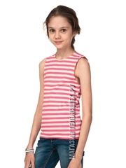 Купить Розовая майка-тельняшка для девочки в Магазине тельняшек