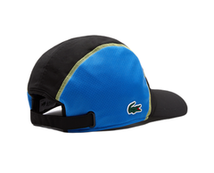 Теннисная кепка Lacoste Tennis Mesh Panel Cap - black/blue/yellow