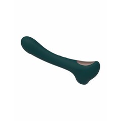 Вибратор с клиторальной стимуляцией Quiver от Alive, тёмно-зелёный