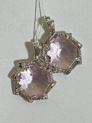 Виргиния (серьги из серебра)