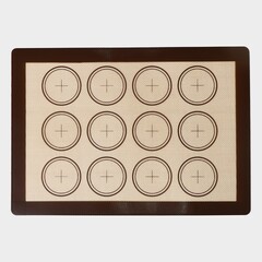 Коврик для выпечки армированный «Макарун.Плюс», силикон, 42 х 30 см