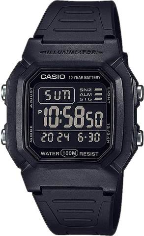 Наручные часы Casio W-800H-1B фото