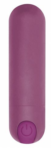 Фиолетовая перезаряжаемая вибропуля 7 Speed Rechargeable Bullet - 7,7 см. - Shots Media BV Be Good Tonight BGT006PUR