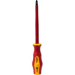 Отвертка диэлектрическая КОБАЛЬТ Ultra Grip PH-3 х 150 мм CR-V, двухкомпонентная рукоятка  (646-515)